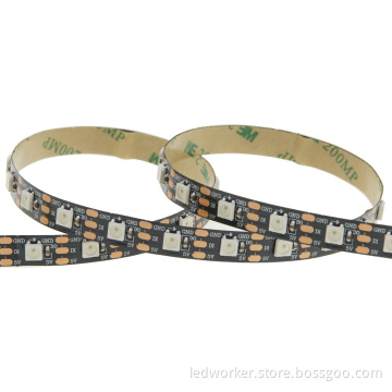 High Brightness RGB LED Strip - WS2812B 2812 SMD5050 144/dm 3.3V-4.5V PCB